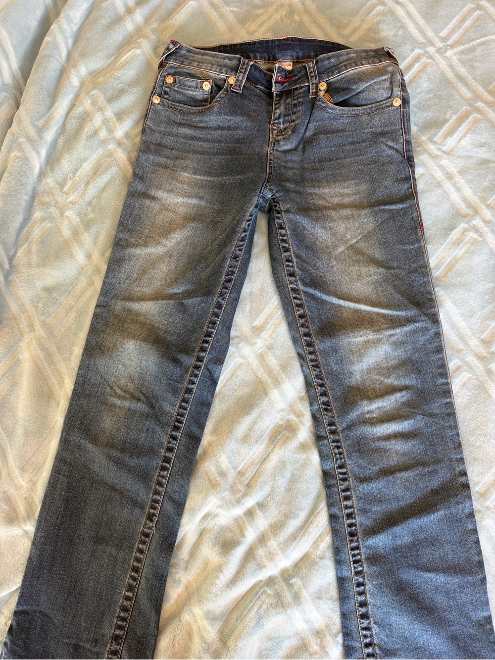 True Religion boys’ straight-leg jeans, youth size 14